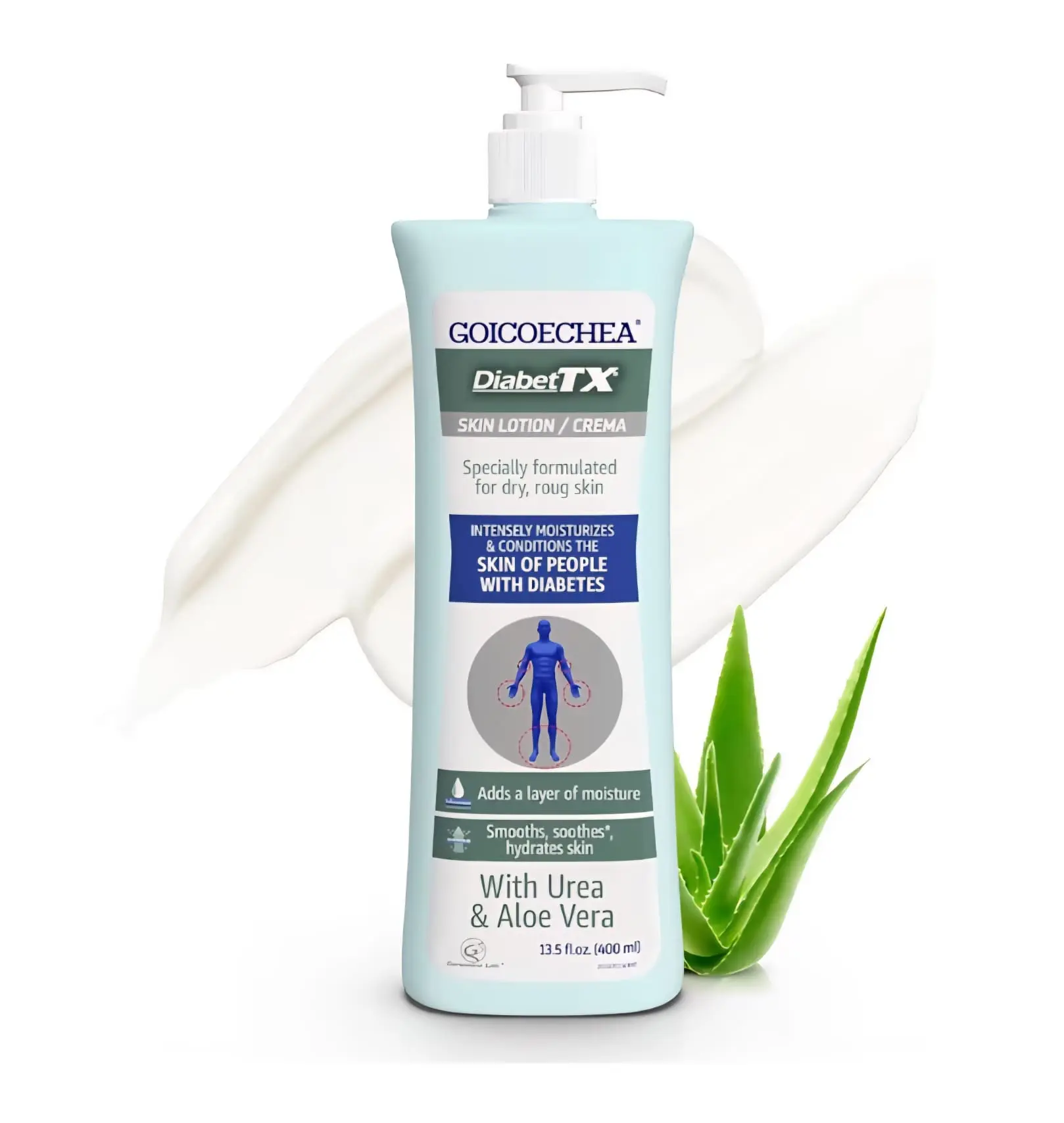 GOICOECHEA Daily Body Lotion for people with diabetes, Soft Skin.