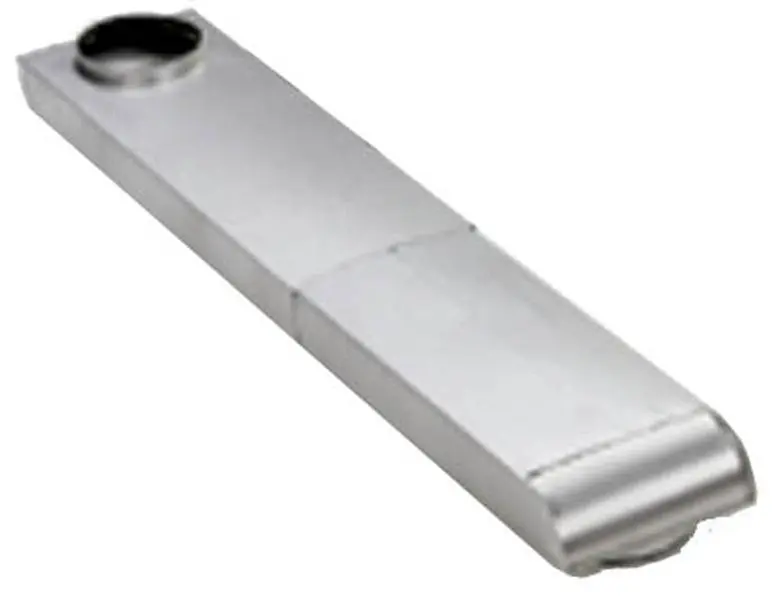 Dundas Jafine Inc. Space Saver 90-Degree Aluminum Dryer Vent Ducting (UD48) - 28" to 45" 2-Piece Adjustable Aluminum Duct for Heating, Cooling & Ventilation System Parts & Accessories