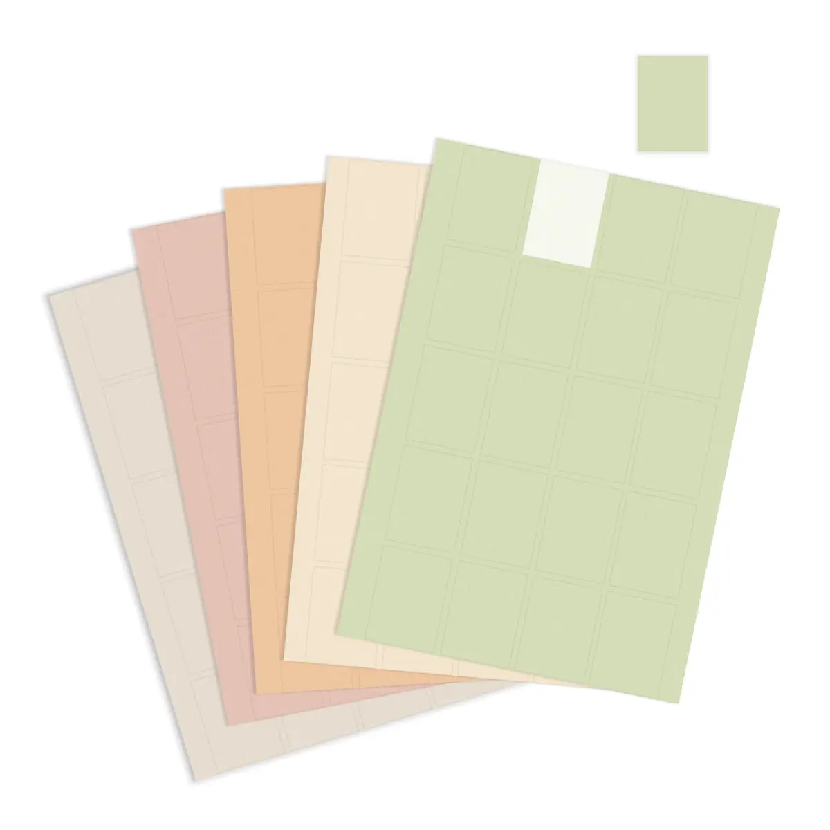 Neutral Sticker Pack - Color Coding Labels for Calendars, Goal Tracking, Events & Productivity Planning