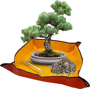 Potting Mat for Gardening | Waterproof and Reusable | Bonsai Repotting Tool | 39x39 inches