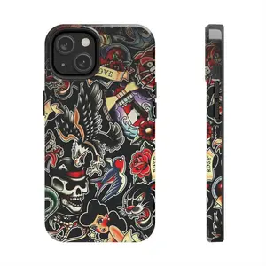 Ed Hardy Art Graphic Phone Case - Vintage Aesthetic for iPhone 17 16 15 14 13 12 11