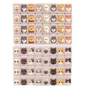 Animal Theme Mahjong Game Set, 65-Piece Matching Tiles, Family Board Games, Beach Escape Adventure, Durable Melamine Material