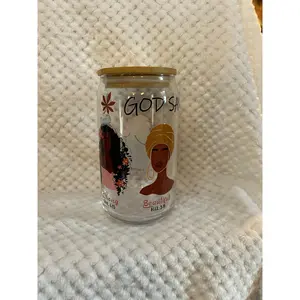 Black Girl Collection | Glass Cans 16 oz