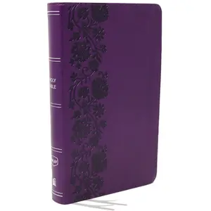 NKJV, End-of-Verse Reference Bible, Personal Size Large Print, Leathersoft, Purple, Red Letter, Comfort Print: Holy Bible, New King James Version by Thomas Nelson [Leathersoft Book]