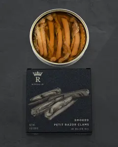 Smoked Baby Razor Clams