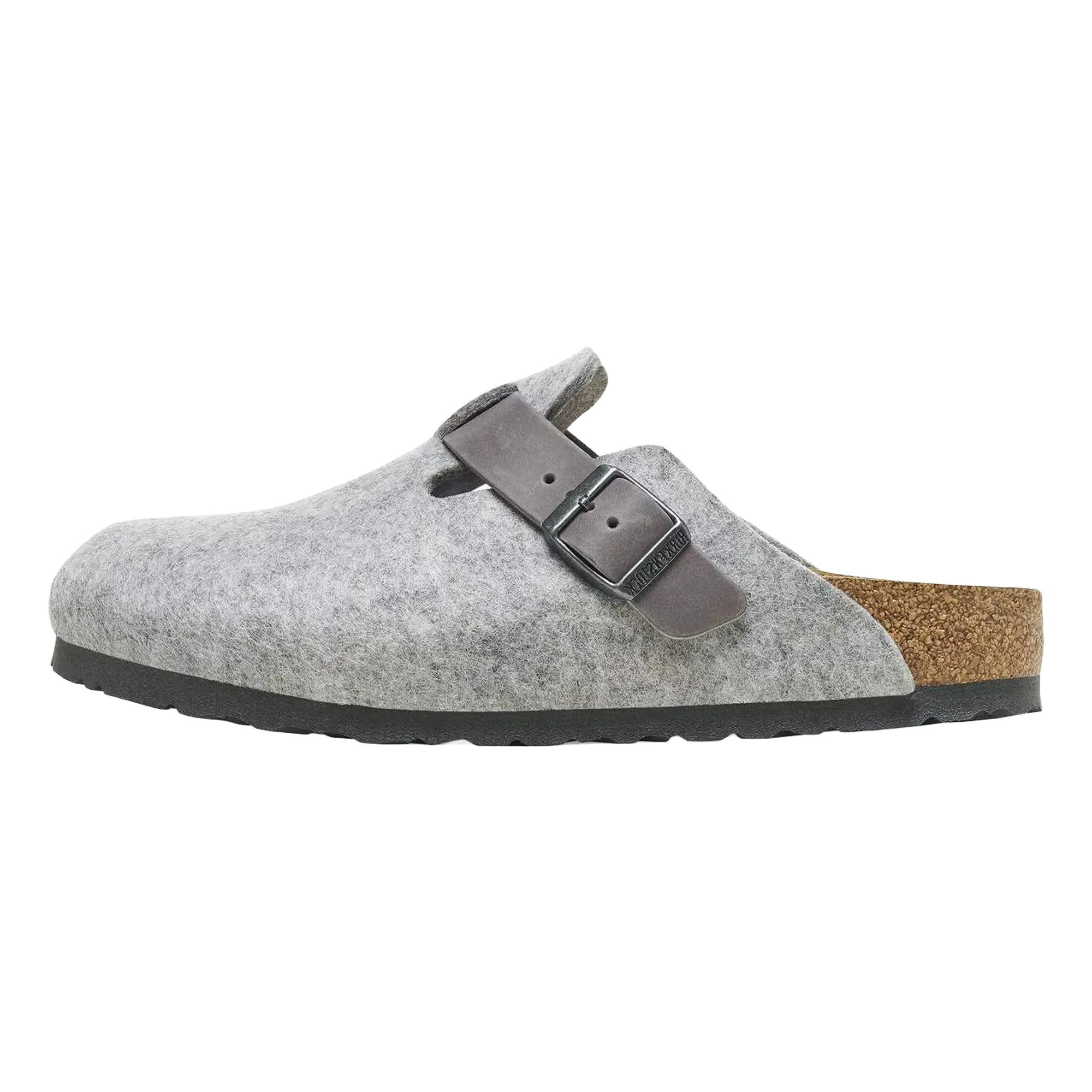 Boston Natural Leather-Felt "Light Grey - Narrow FIt" 1026163
