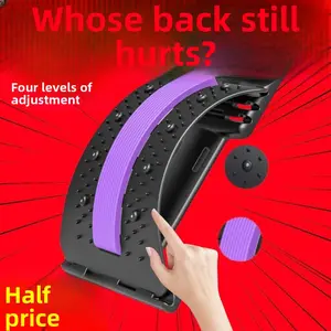 Soothing Device Low Back Exercise Yoga Device with 26° Natural Curve 94 Acupressure Points for Posture Relief and Flexibility Boost