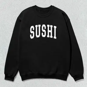 Sushi Sweatshirt Collegiate Crewneck Sweater Unisex