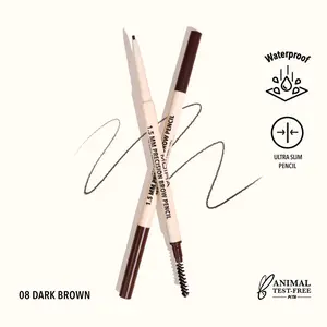 Moira Precision Brow Pencil (08 Dark Brown) Makeup Cosmetic