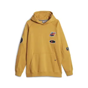 PUMA Mens Bmw M Motorsport Statement Hoodie Casual Outerwear Casual - Yellow
