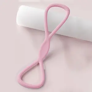 Figure 8 Resistance Bands for Women & Men – 15LB Silicone Pull Rope for Shoulder, Back & Arm Workout – Non-Slip Handles, Home Gym, Yoga & Physical Therapy – Toning, Posture Correction