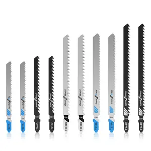 10 Piece Jig Saw Blades,Jigsaw Blades, Assorted T-Shank jig Saw Blades for Wood, Metal and Plastic Cutting