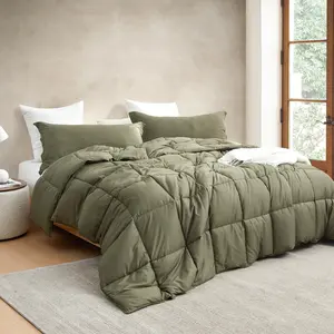 Snorze Cloud Comforter - Coma Inducer Ultra Cozy Bamboo - Oversized Comforter in Burnt Olive