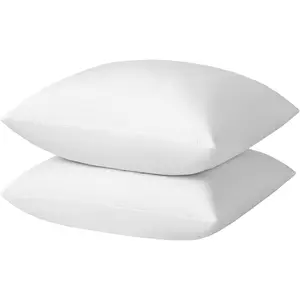Euro Pillow Inserts 30x30 inchs -  and Down Fill - Cotton Fabric - Set of 2 Throw Pillow Insert