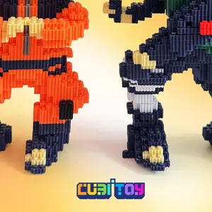 CubiToy Animation Series Ninja (~2200 PCS each) 3D Micro Building Block Model