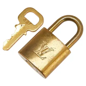 Pre-owned Louis Vuitton Zinc Alloy Small Leather Goods Cadena Padlock Set