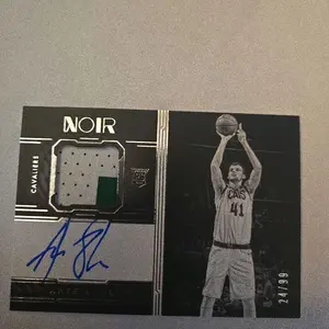 Noir Ante Zizic Cavaliers 41 Autographed Card Memorabilia 24/99 Limited Edition Collectible Basketball Trading Card