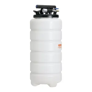 VEVOR Fluid Extractor, 4 Gallons (15 Liters), Pneumatic/Manual Oil Changer Vacuum Fluid Extractor with Dipstick and Suction Hose, Oil Extractor Change Pump for Automotive Fluids Vacuum Evacuation