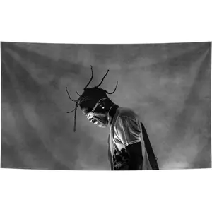 Travis Rapper Scotts Tapestry  Ft Funny Tapestry for College Dorm Room Gift Home Man Cave Decor