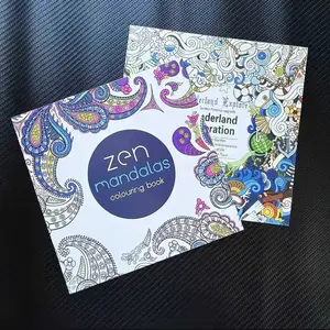 Mandala Coloring Book Stress Relief for Adults, Adult Coloring Book Doodle Drawing, Relaxing Art Therapy Activity