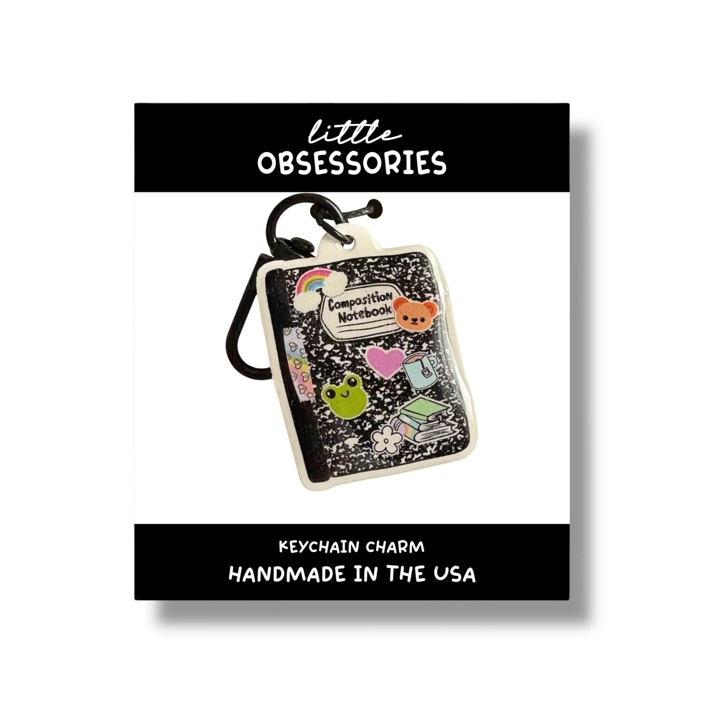 Composition Notebook Keychain