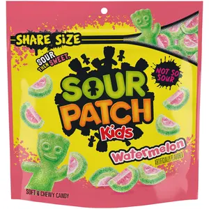 SOUR PATCH KIDS Watermelon Soft & Chewy Candy, Share Size, 12 oz SOUR PATCH KIDS Watermelon Soft & Chewy Candy, Share Size, 12 oz