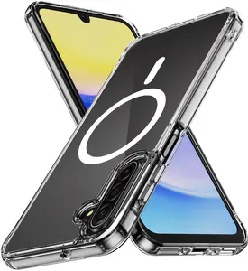 Nakedcellphone Transparent Series for Samsung Galaxy A17 5G Phone Case, Clear Acrylic - Compatible with MagSafe Mounts