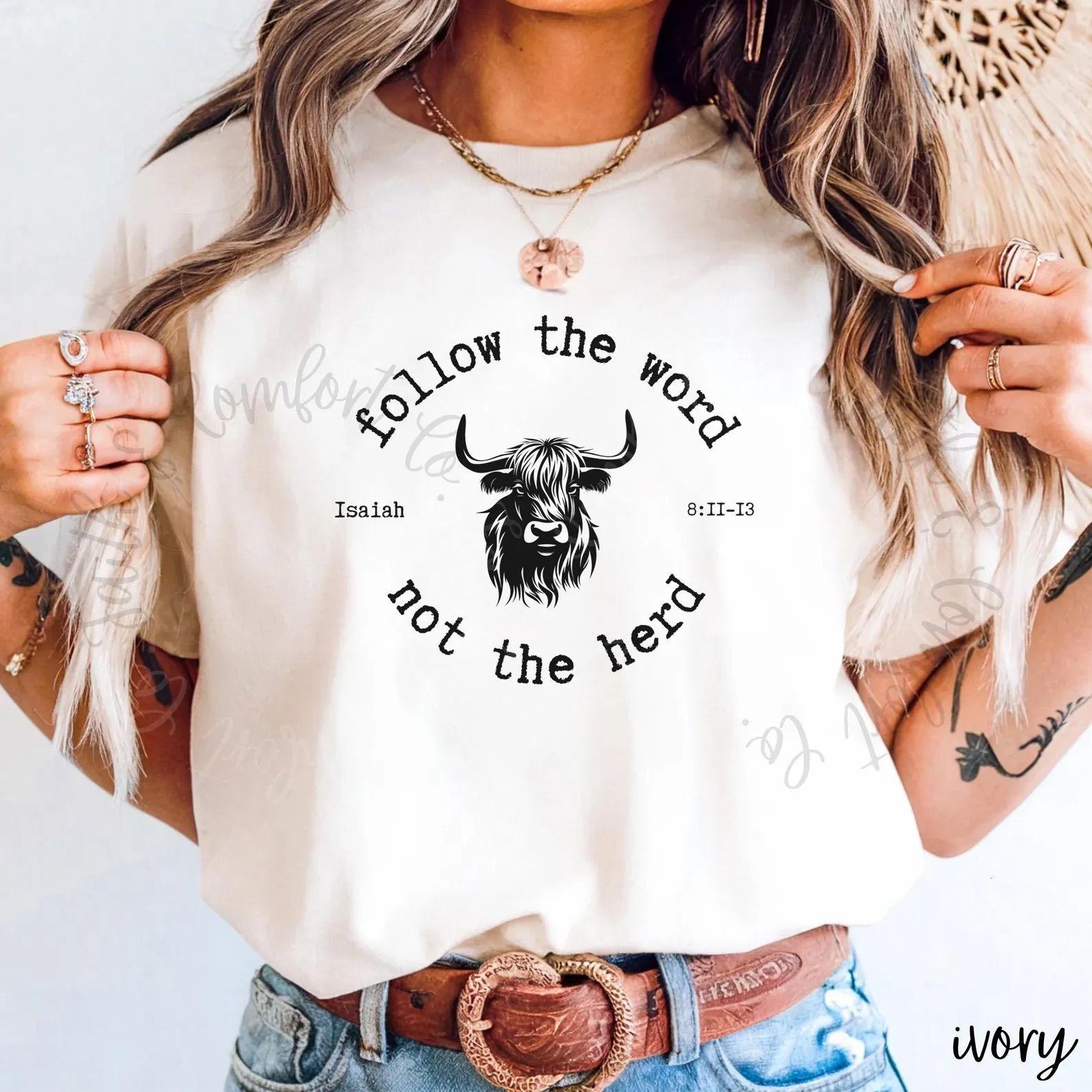 Christian Highland Cow Shirt Comfort &hellip;