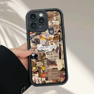 A Themed Collage Pattern from 'Gilmore Girls', Featuring Trendy And Creative Cartoon Designs. This New Eye-Catching Phone Case Is Fun And Unique, Embodying a Minimalist And Fashionable Style, Making It a Perfect Gift for Both Men And Women