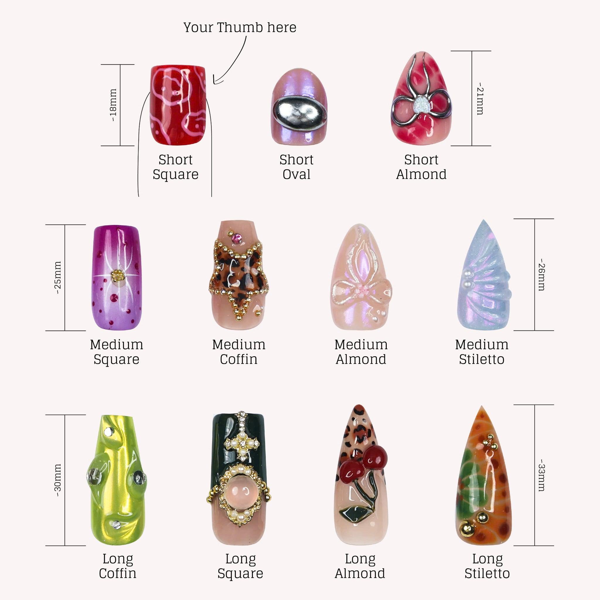 KPOP Inspired Arirang Album Press On Nails | Black and White Monochrome| Member Name Nails | Custom K-pop Concert Gift