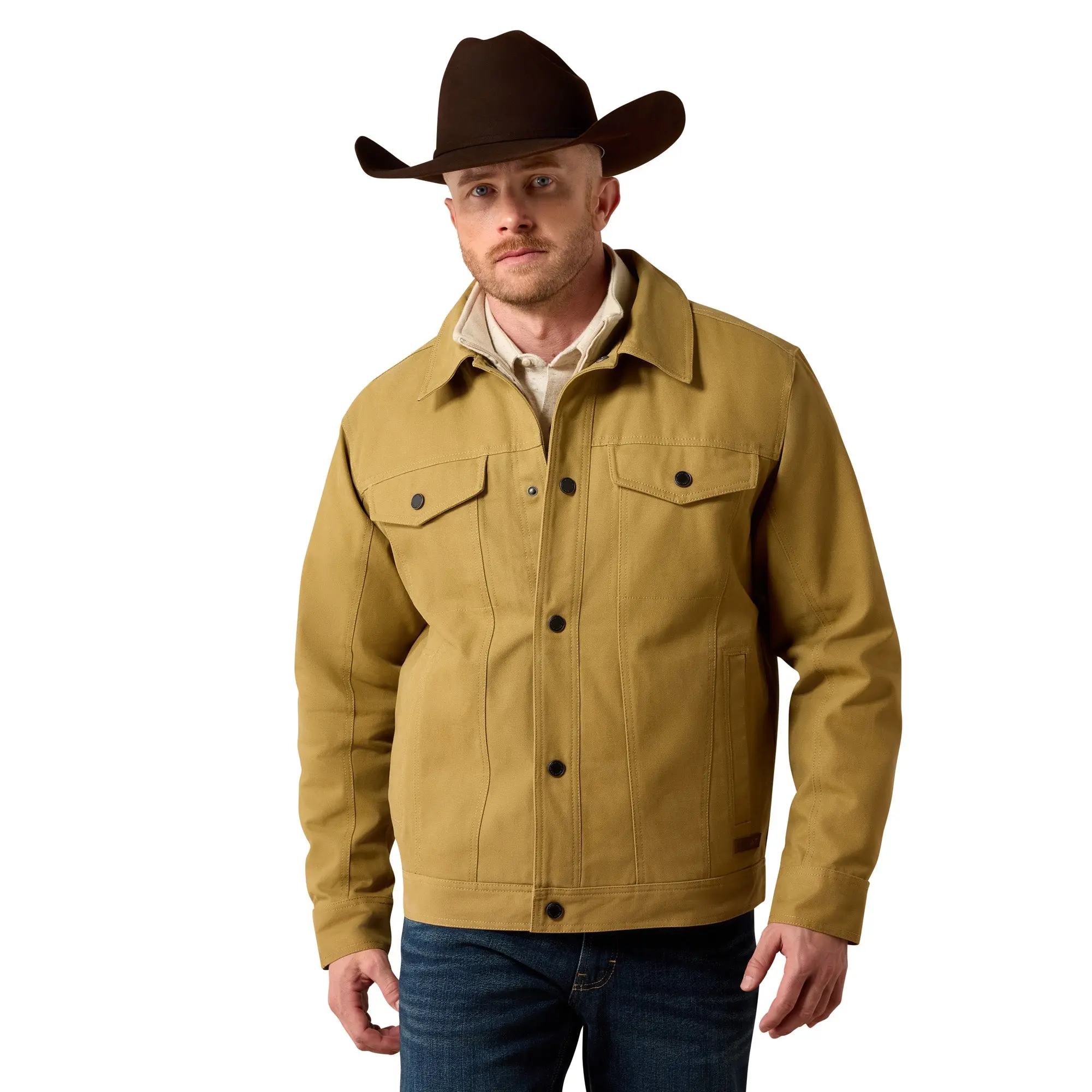 Ariat Men's Canvas Rancher Antique Bronze Trucker Jacket 10079556