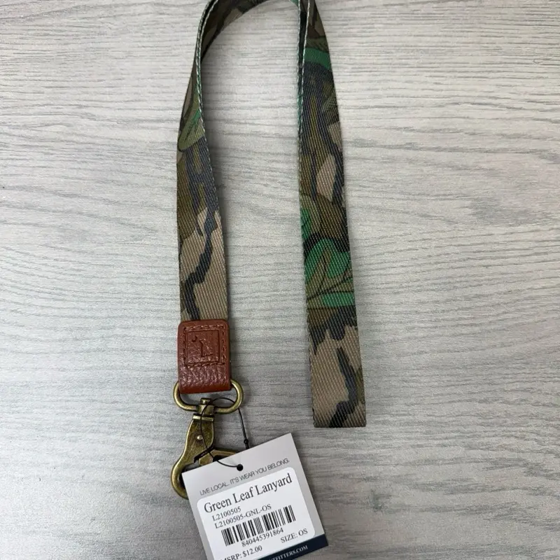 Local Boy Long Lanyard - Greenleaf Local Boy Long Lanyard - Greenleaf