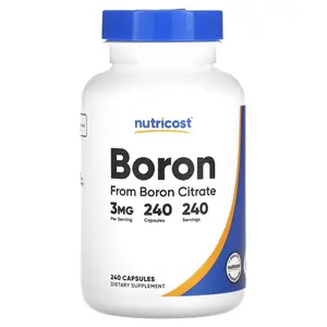 Nutricost Boron, 3 mg, 240 Capsules Nutricost Boron, 3 mg, 240 Capsules