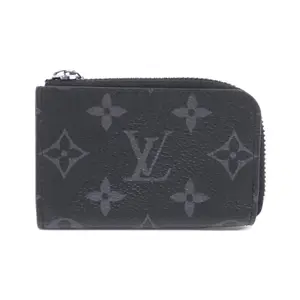 Pre-owned Louis Vuitton Canvas Small Leather Goods Monogram Eclipse Coin Case