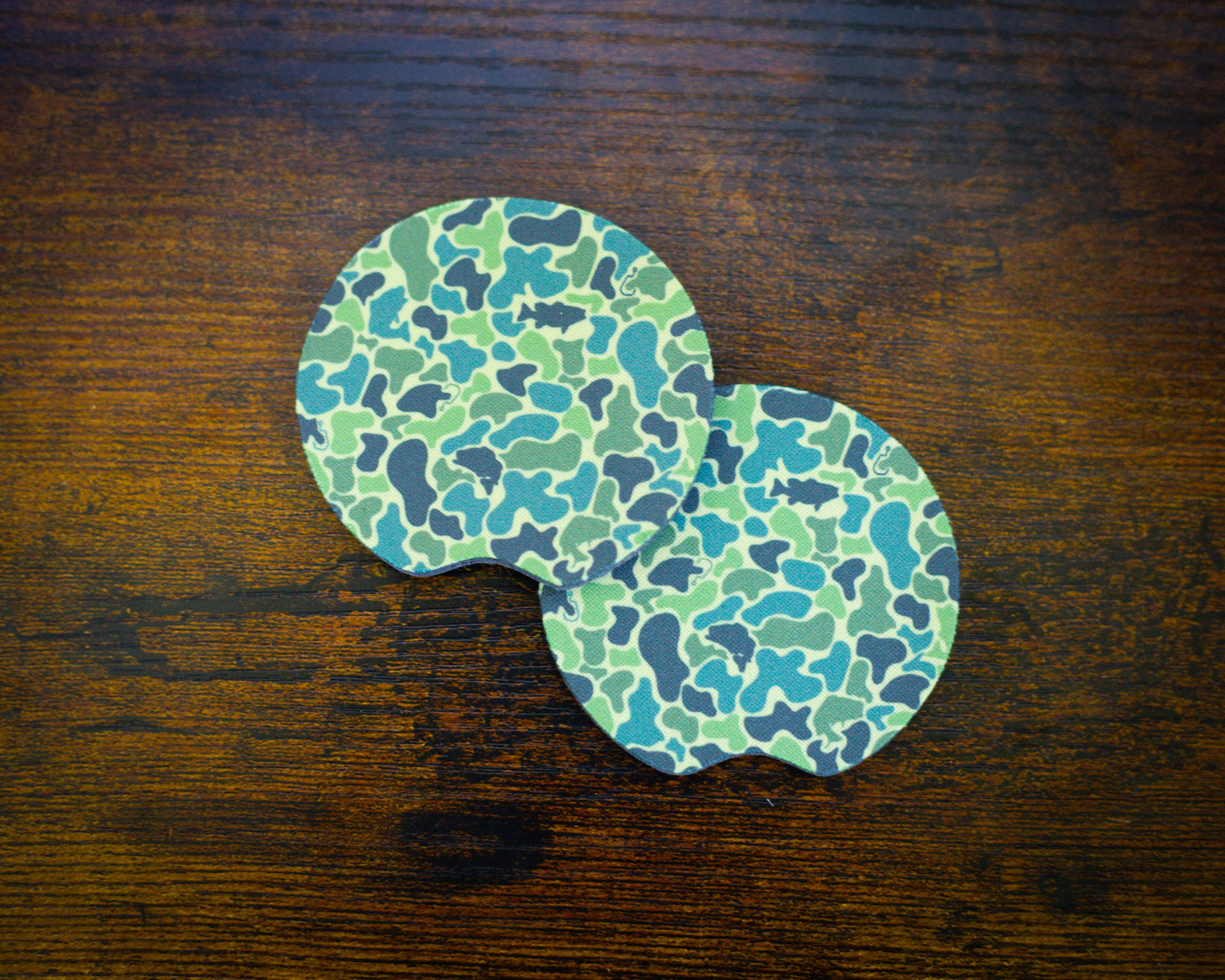 Bass Camo - Car Coaster Bass Camo - Car Coaster