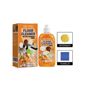 Wood & Tile Floor Cleaner and Polish – Heavy-Duty Stain Remover Restores Shine  Protects Surface No Residue Formula