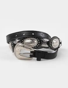 Concho Western Belt, Black