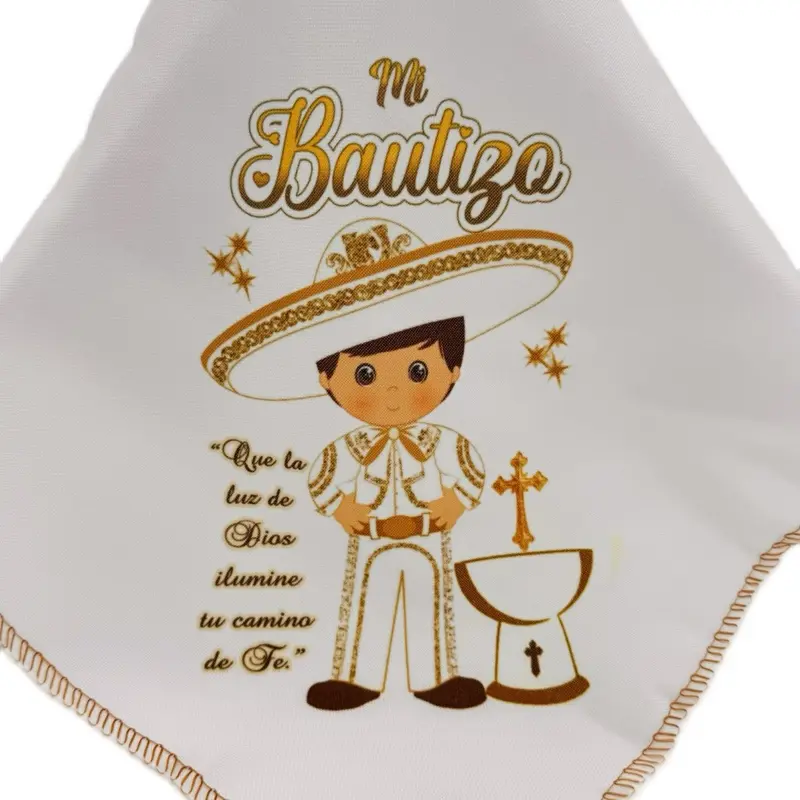 12pcs Clean Disposable Polyester Napkins - 10x10 inches, Available in a Variety of Colors, Disposable Tableware for Charro Bautizo Baptism Ceremony Bautizo Favors