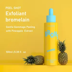 PHOFAY Gentle Peeling Solution with Pineapple Enzyme, Skincare Exfoliating Treatment for Glowing Skin Skin Repair