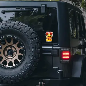 Vinyl Duck Car Stickers - Humorous "Don't Duck with Me" Vehicle Adhesive Stickers, Durable and Weather Resistant, Perfect for Bumper or Window Decoration