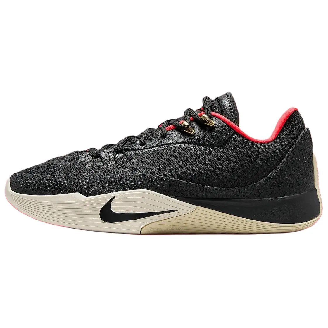Nike S.t. Flare Abrasion Resistant Low Top Vintage Basketball Shoes Men's Black Retro Versatile Comfort HF0232-001