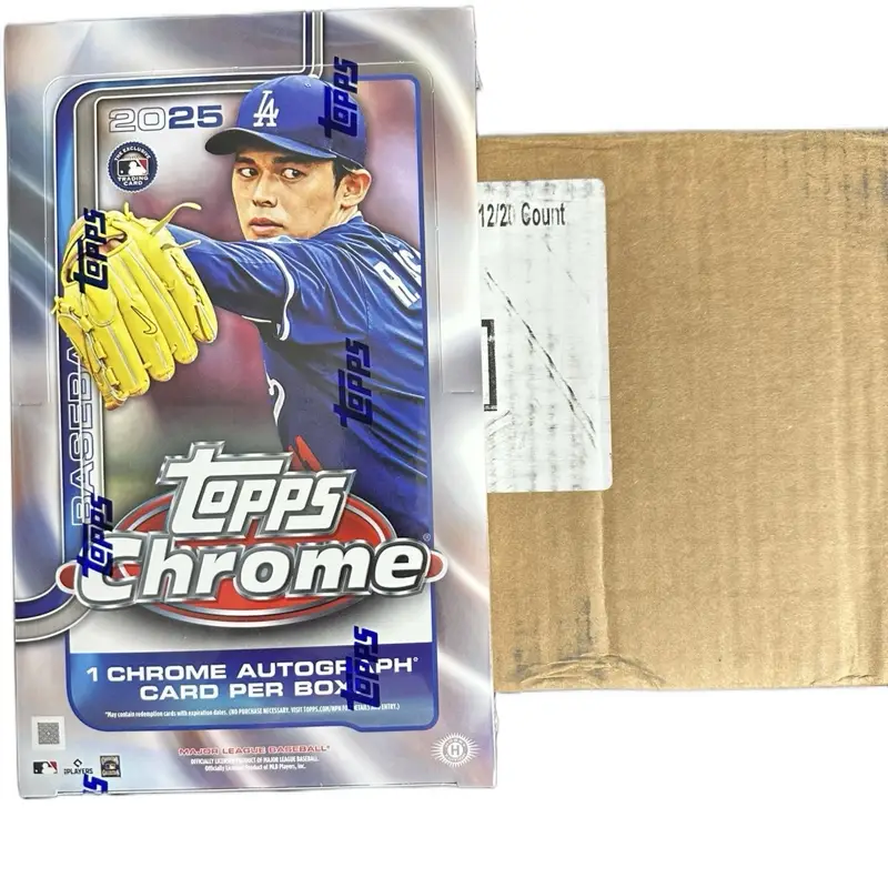 (12 Box) Hobby Case 2025 Topps Chrome.
