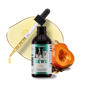 VitaPaws Dewo Natural Botanical Formula Daily Digestive Wellness & Internal Care Support  With Wormwood, Black Walnut & Pumpkin Seed For Dogs & Cats