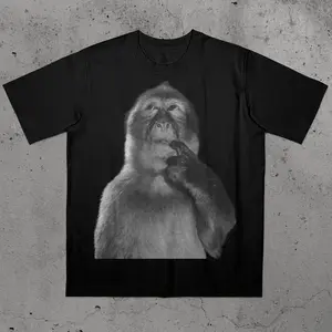 Comfort Colors Funny Monkey Shirt, Stupid Meme Tshirt, Dank Memes Tee, 90s Vintage Bootleg, Odd Core Shirt