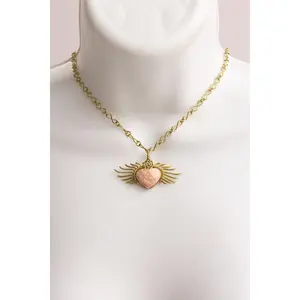 St. Michael Heart – Handmade Necklace