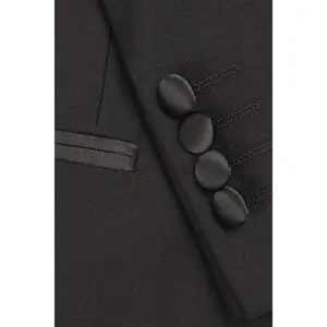 "Milan" Black Tuxedo Jacket Peak (Separates)