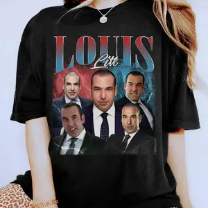 Louis Li.tt Shirt, Vintage Lou.is Li.tt Sweatshirt, Louis Litt Bootleg Hoodie, Suits Movie Shirt