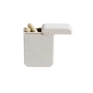 AndRepeat AndAround Travel Pill Case, Portable Health & Medical Supplies Pill Dispenser for On-the-Go Use