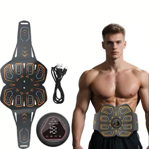 Self-Adhesive Abdominal Workout Belt, Waist Training Belt, Smart Fitness Strap, 8 Exercise Modes, 18 Strength Levels, Perfect for Lazy Gym Enthusiasts