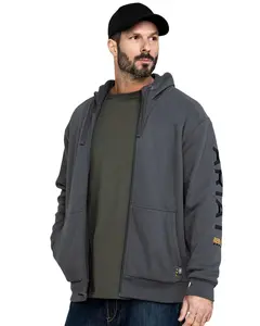 Ariat Men's Men'S Rebar All-Weather Full Zip Work Hooded Sweatshirt - 10027800